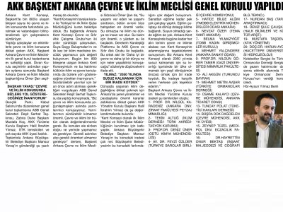 AKK BAŞKENT ANKARA ÇEVRE VE IKLIM MECLİSİ GENEL KURULU YAPILDI (POLATLININ SESİ İSTİKLAL, 7.6.2022)
