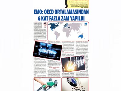 EMO: OECD ORTALAMASINDAN 6 KAT FAZLA ZAM YAPILDI (SONSÖZ)