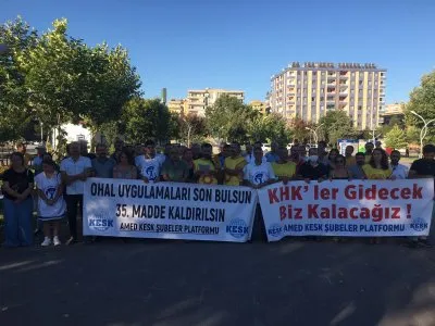 KESK AMED ŞUBELER PLATFORMUNDAN AÇIKLAMA:OHAL UYGULAMALARI SON BULSUN..35.MADDE KALDIRILSIN!