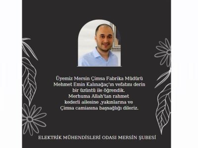 ODAMIZ 40591 SİCİLNO`LU ÜYESİ MEHMET EMİN KALINAĞAÇ VEFAT ETMİŞTİR