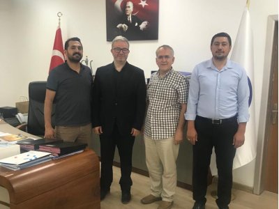 ASKİ BİLGİ İŞLEM DAİRE BAŞKANI ZİYARET EDİLDİ