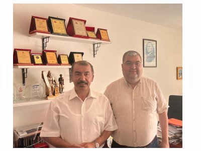 MERSİN ÜNİVERSİTESİ KARİYER EĞİTİM MERKEZİ MÜDÜRÜ PROF.DR.İLHAN EGE MAKAMINDA ZİYARET EDİLDİ