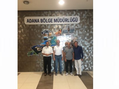 ADANA TÜRK TELEKOM MÜDÜRÜ SAYIN YILMAZ TOHUMOĞLUNU MAKAMINDA ZİYARET