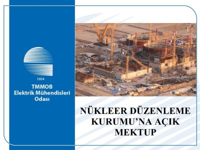 NÜKLEER DÜZENLEME KURUMUNA AÇIK MEKTUP