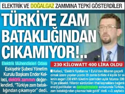 TÜRKİYE ZAM BATAKLIĞINDAN ÇIKAMIYOR!