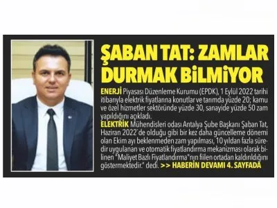 ŞABAN TAT: ZAMLAR DURMAK BİLMİYOR (03.09.2022-ANTALYA YÜZYÜZE)