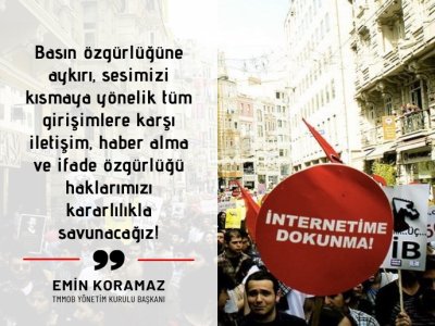 `DEZENFORMASYONLA MÜCADELE` ADI ALTINDA `SANSÜR`E HAYIR!