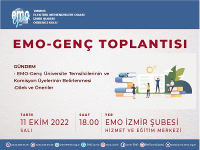 EMO-GENÇ ÜYE TOPLANTISI