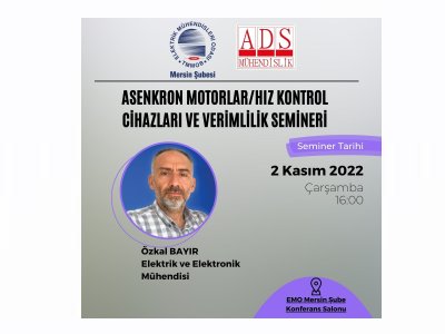 ASENKRON MOTORLAR ,HIZ KONTROL CİHAZLARI VE VERİMLİLİK SEMİNERİ