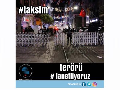 #TERÖR SALDIRISINI LANETLİYORUZ