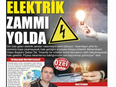 ELEKTRİK ZAMMI YOLDA (ANTALYA GÜNDEM-22.10.2022)
