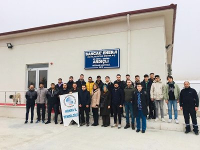 ARDIÇLI RÜZGÂR ENERJİ SANTRALİ VE DAXLER ENERJİYE TEKNİK GEZİ DÜZENLENDİ
