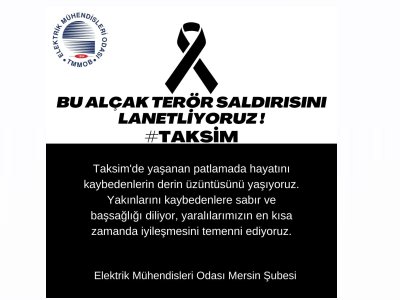 TAKSİM SALDIRISINI LANETLİYORUZ!