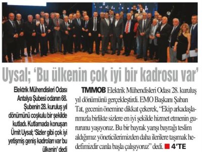 UYSAL : BU ÜLKENİN ÇOK İYİ BİR KADROSU VAR (HÜRSES ANTALYA-27.12.2022)