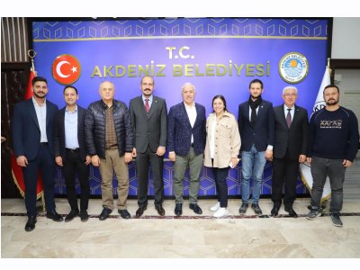 13. DÖNEM ŞUBE YÖNETİM KURULU OLARAK AKDENİZ BELEDİYE BAŞKANI SN. M. MUSTAFA GÜLTAK`I MAKAMINDA ZİYARET ETTİK