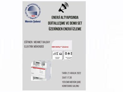ENERJİ ALTYAPISINDA DİJİTALLEŞME VE ENERJİ İZLEME SEMİNERİ