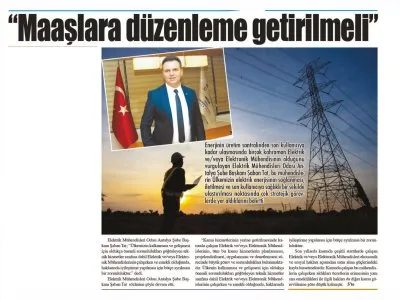 `MAAŞLARA DÜZENLEME GETİRİLMELİ` (16.12.2022 - ANTALYA SON HABER)
