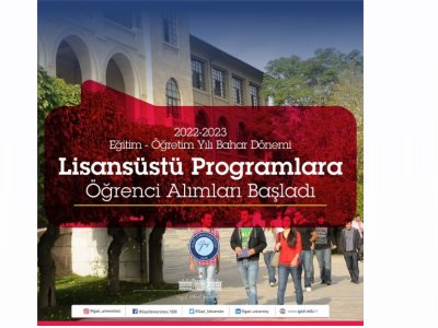 GAZİ ÜNİVERSİTESİ LİSANSÜSTÜ PROGRAMLARA ÖĞRENCİ ALIMLARI BAŞLADI