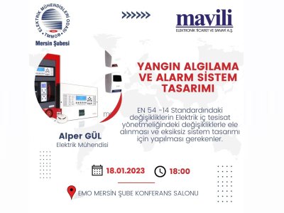YANGIN ALGILAMA VE ALARM SİSTEM TASARIMI SEMİNERİ