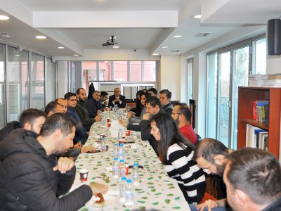 BAŞKENTGAZ İÇ TESİSLER MÜDÜRLÜĞÜ YETKİLİLERİ VE DOĞALGAZ TOPRAKLAMA ÖLÇÜMLERİ YAPAN SMM ÜYELERİMİZLE TOPLANTI YAPILDI