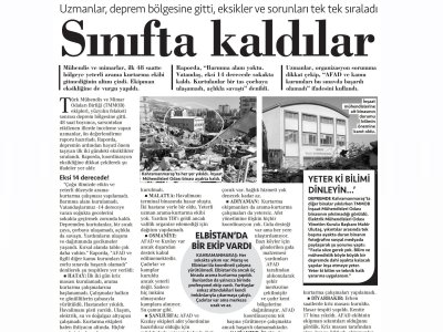 SINIFTA KALDILAR (CUMHURİYET)