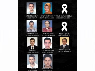 KAHRAMANMARAŞ VE HATAY MERKEZLİ DEPREMLERDE ODAMIZ ÜYESİ 11 MESLEKTAŞIMIZ HAYATINI KAYBETTİ