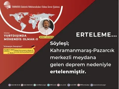 <B>ERTELENDİ</B>: YURTDIŞINDA MÜHENDİS OLMAK: ALMANYA DENEYİMİ