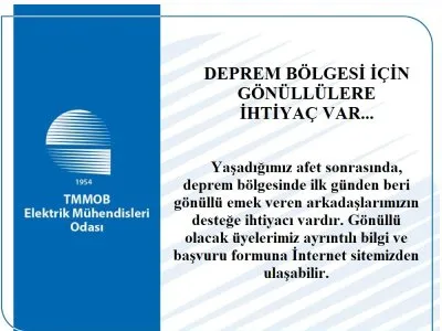 GÖNÜLLÜ ÜYELERİMİZE ÇAĞRI