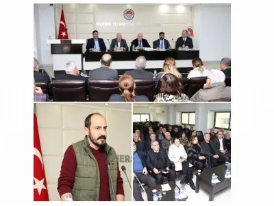 YAŞANAN DEPREM FELAKETİ SONRASINDA MERSİN TİCARET VE SANAYİ ODASI`NIN DAVETİ ÜZERİNE MERSİN`DE BULUNAN BİRÇOK MESLEK ODASI VE STK YÖNETİCİLERİ 15 ŞUBAT TARİHİNDE BİR ARAYA GELDİ.