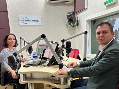 ŞUBE BAŞKANIMIZ ŞABAN TAT TRT ANTALYA RADYOSUNA CANLI YAYIN KONUĞU OLDU