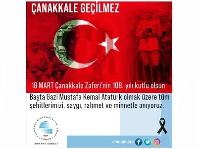 18 MART ÇANAKKALE ZAFERİNİN 108. YILI KUTLU OLSUN