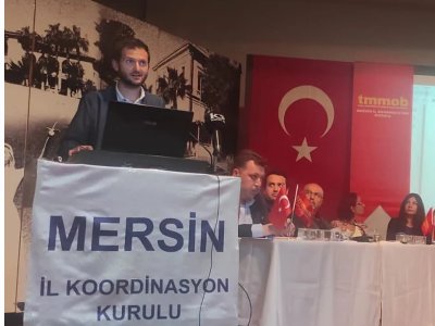 TMMOB MERSİN İL KOORDİNASYON KURULU OLARAK MERSİN DEPREM RAPORUNU KAMUOYU İLE PAYLAŞTIK.