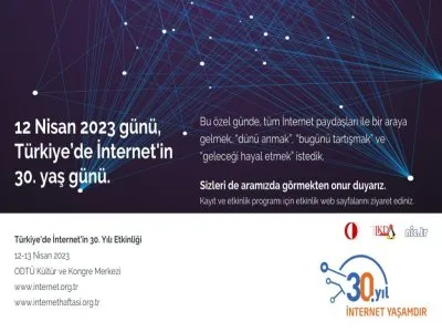 30. YILINDA DA İNTERNET YAŞAMDIR!
