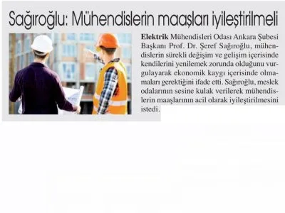 SAĞIROĞLU: MÜHENDİSLERİN MAAŞLARI İYİLEŞTİRİLMELİ (ANAYURT, 01.04.2023)