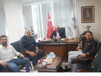 ANAMUR İLÇE TEMSİLCİMİZ UFUK KATIK VE ARKADAŞLARI ŞUBE BAŞKANIMIZI ZİYARET ETTİ.