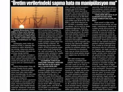 `ÜRETİM VERİLERİNDEKİ SAPMA HATA MI MANİPÜLASYON MU` (YENİ ADIM)