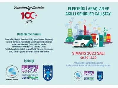 ELEKTRİKLİ ARAÇLAR VE AKILLI ŞEHİRLER ÇALIŞTAYI DÜZENLENECEK