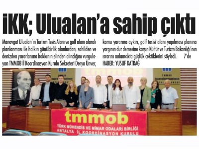 İKK; ULUALAN`A SAHİP ÇIKTI (ANTALYA SON HABER - 04.05.2023)