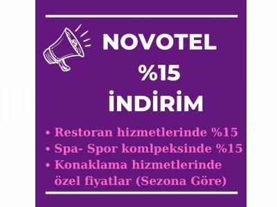 NOVOTEL İNDİRİM PROTOKOLÜ