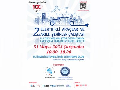 ELEKTRİKLİ ARAÇLAR VE AKILLI ŞEHİRLER ÇALIŞTAY SERİSİNİN İKİNCİSİ 31 MAYIS`TA DÜZENLENECEK
