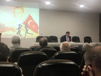 19 MAYIS ATATÜRK`Ü ANMA, GENÇLİK VE SPOR BAYRAMI SÖYLEŞİSİ,ROZET TÖRENİ VE KOKTEYL DÜZENLENDİ