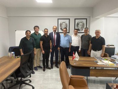 NİĞDE BELEDİYESİ BİLGİ İŞLEM MÜDÜRÜ DEĞERLİ ÜYEMİZ SN. ÇAĞLAR ŞUAYİP ARSLAN`I MAKAMINDA ZİYARET ETTİK