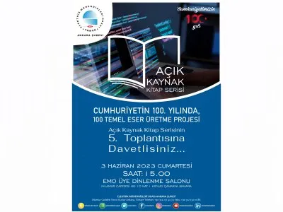 AÇIK KAYNAK KİTAP SERİSİNİN 5. TOPLANTISI YAPILACAK