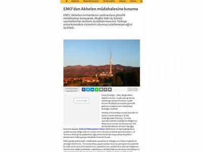 EMODAN AKBELEN MÜDAHALESİNE KINAMA (ENERJİGUNLUGU.NET)