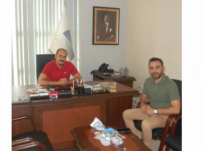 MERSİN YAPI DENETİM KURULUŞLARI BİRLİĞİ MERSİN ŞUBE BAŞKAN YARDIMCISI SN. ALİ AKEL EMO MERSİN ŞUBE BAŞKANIMIZ ALKAN ALKAYA`YI ZİYARET ETTİ.