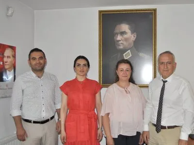 OSTİM YENİLENEBİLİR ENERJİ VE ÇEVRE TEKNOLOJİLERİ KÜMELENMESİ DERNEĞİNDEN ŞUBEMİZE ZİYARET