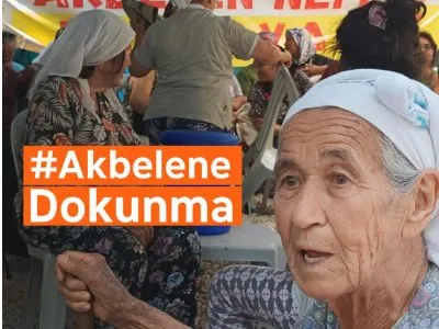 AKBELENE DOKUNMA! <B>İKİZKÖY HALKININ DİRENİŞİNİ DESTEKLİYORUZ</B>