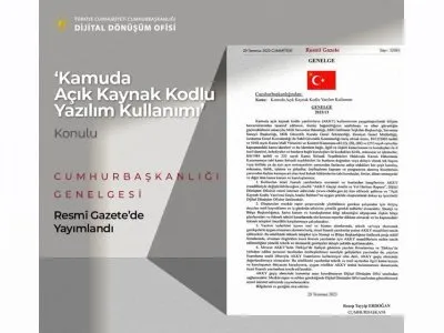 KAMUDA AÇIK KAYNAK KODLU YAZILIM KULLANIMI GENELGESİ RESMİ GAZETE`DE YAYIMLANDI