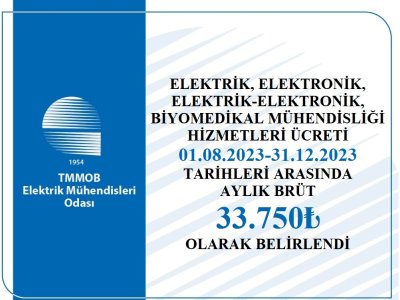 2023 YILI AĞUSTOS AYI İTİBARİ İLE MÜHENDİS ASGARİ ÜCRETİ GÜNCELLENDİ