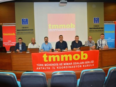 TMMOB ANTALYA İKK BASIN AÇIKLAMASI: ESKİ HAL ALANI İMAR PLAN DEĞİŞİKLİĞİ